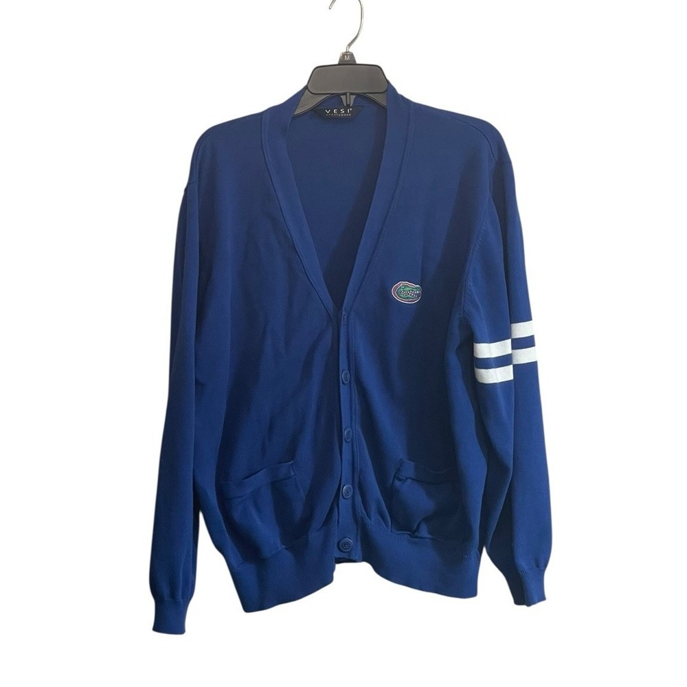 Vtg XL Florida Gators Cardigan Sweater Mens Button University Academia Grandpa